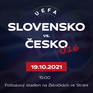Fotbalová šestnáctka se ve Strání utká se Slovenskem