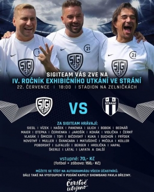 V pátek 22.7.2022 v 18:00 exhibiční utkání SIGITEAM vs FC Strání