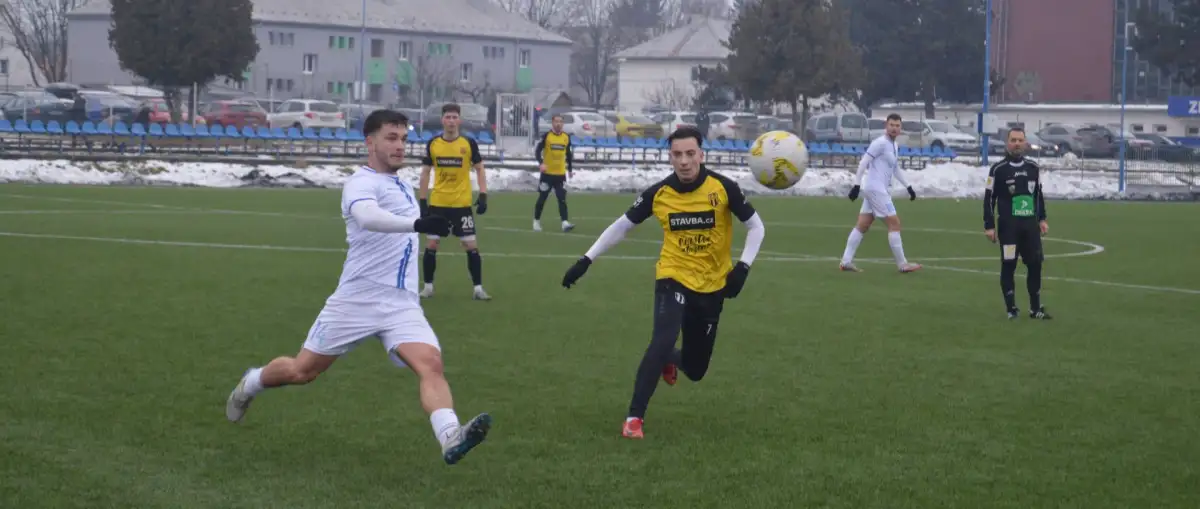 Druhé přípravné utkání prohráváme 1:0.